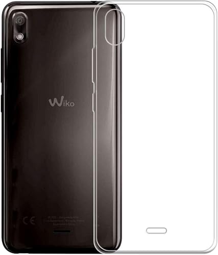 COPHONE® Coque de Protection Compatible avec WIKO Y60 Etui Transparent antidérapent Coque en Silicone WIKO Y60 Transparente et Discrete