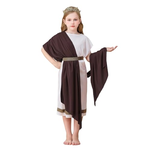 Toga romana infantil para fiestas temáticas escolares y disfraces de Halloween