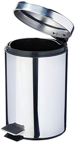 Lixeira Standard com Pedal/Balde Brinox Decorline Lixeiras Aço Inox Aço Inox