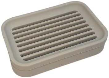 ssolssol 1 jabonera con drenaje, protector de jabón, soporte de jabón de silicona, protector de jabón para ducha, baño, cocina, baño, bañera,
