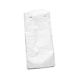 Nikovoke 100 Stück Regenschirmtaschen mit kurzem Griff, 13 x 43 cm, für feuchte Regenschirme, Verwendung in Hotels, Einkaufszentren, U-Bahnen