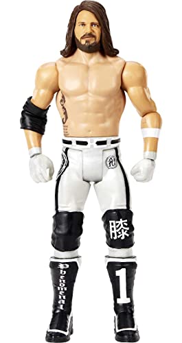 WWE Basic Aj Styles Action Figure, Posable 6-inch Collectible for Ages 6 Years Old & Up, Multicolor - Image 3