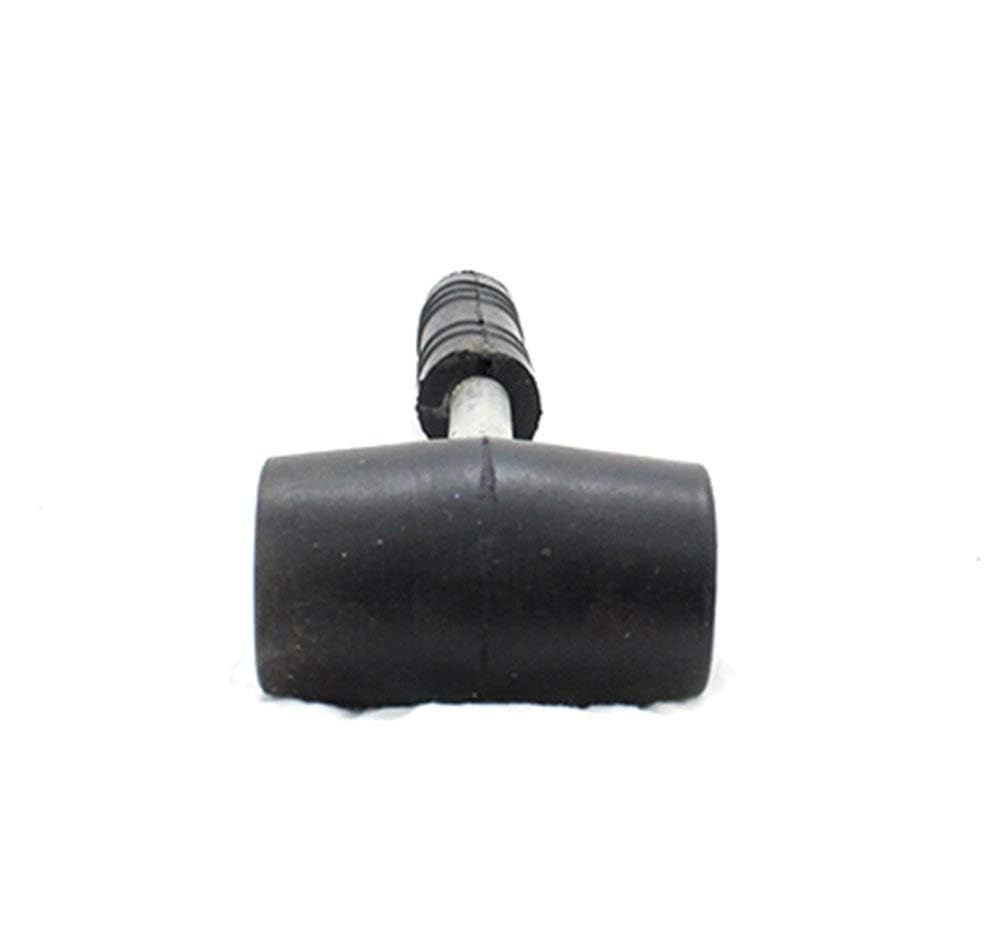 Tunir 1.5 Inch Rubber Mallet Hammer with Steel Handle Soft Impact Non-Marring Hammer Heavy Duty Rubber Head for Tile Installation, Woodworking, Flooring & DIY Use 1