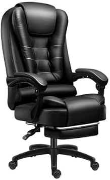 Office Chair, Leather Chair, Office Chair, Work Chair, Multifunctional Chair, Massage, With Elevation Function, High Back, Steel Base, Quiet Caster, Movable Arm, Seat Chair, 360  Rotation