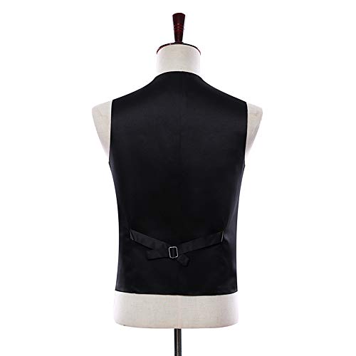 Camouflage Color 5 Buttons 2 Pockets Mens Vests2