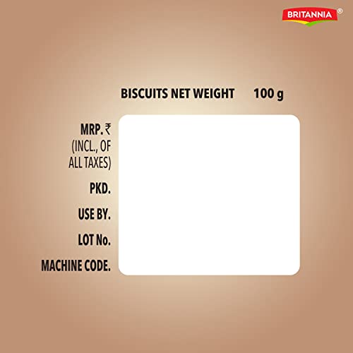 BRITANNIA BisCafe 3.52oz (100g) - Super Thin Coffee Crackers - Delicious, Light & Crispy Grocery Cookies - Best Treat for Friends & Family (Pack of 1)