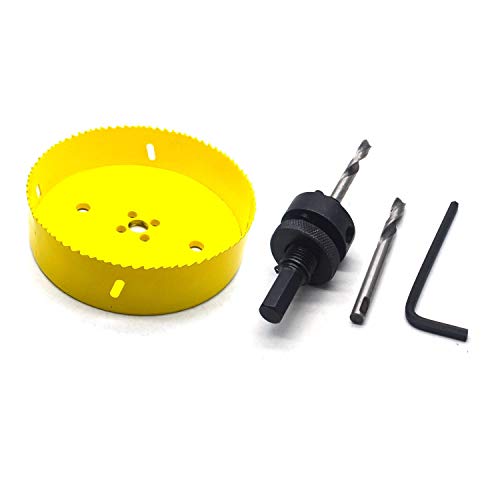 Antrader Heavy Duty 6-3/8" Bi-Metal Hole Saw, 38mm Depth High Speed Steel Hole
