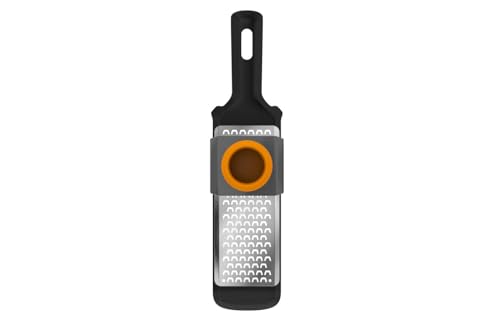 Fiskars Handreibe, Grob, Maße: 32 x 8 cm, Metall/Kunststoff, Functional Form, 1014410, Schwarz