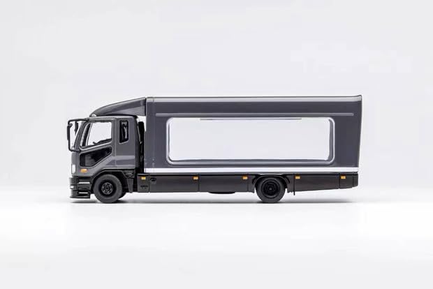 Amazon | 1/64 GCD Fuso Fighter 三菱 ふそう ファイター グレー [並行