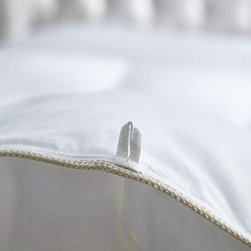 Luxurious 800 Thread Count Hungarian Goose Down Comforter Duvet Insert - Full/Queen Size, 750 Fill Power, 50 oz Fill Weight, 100% Egyptian Cotton Cover - Thumbnail 6