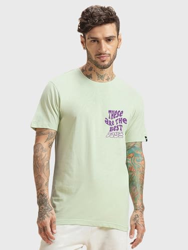 Image of Bewakoof X Minions Men's Cotton Graphic Print Regular Fit Half Sleeve Round Neck T-Shirt | Tshirt for Men Cotton| Casual Wear | Street Wear