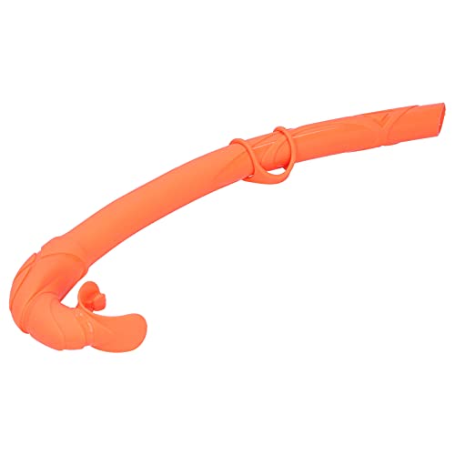 Breathing Tube, Gel Air Tube Diving Tube Snorkel Mouthpiece for Adults and Children for Swimming Diving (Orange)