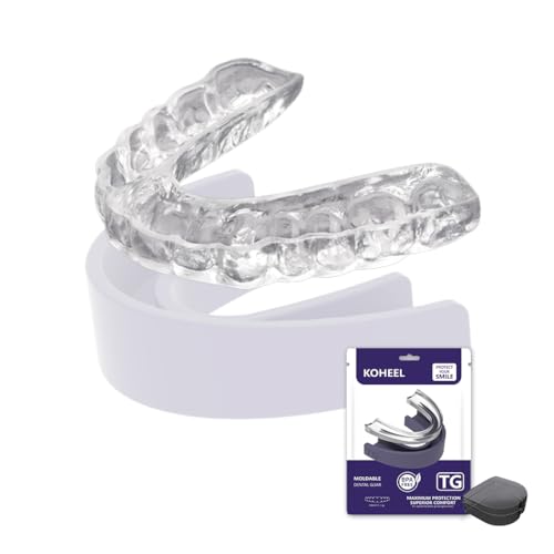 KOHEEL TG Mouth Guard for Teeth Grinding and Clenching, Professional-Fit Night Guard, Stops Bruxism Dental Guard (5 Count)