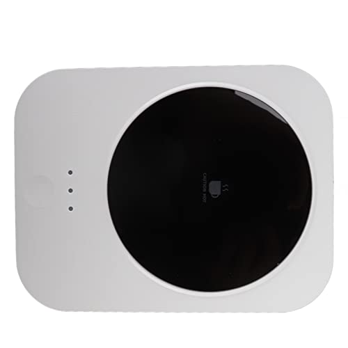 KIMISS Intelligent USB Beverage Warmer for Coffee - 3 Temperature Settings, 8 Hour Auto Shut Off, Compatible with Most Mugs, White