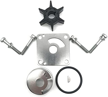 6L2-W0078-00 Water Pump Impeller Repair Kit for Yamaha Outboards 20 25 HP Mercury Mariner 879137 Boat Motor Engine Parts Replacement# Sierra 18-3431