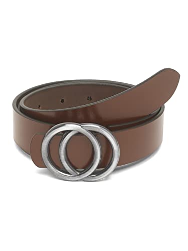 Image of TEAKWOOD LEATHERS Leather Belt for Women Belts Regular Fit Casual Formal Dress Jeans & Fashion Ladies Belts for Women Belts Regular Fit Belt Any Season | Fashion Belt for Women | T BT W 01