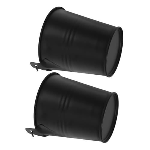 BESPORTBLE 4sets BBQ Grease Cup Compact Oil Bucket for Outdoor Barbecue Grill Maintenance 2pcs*4