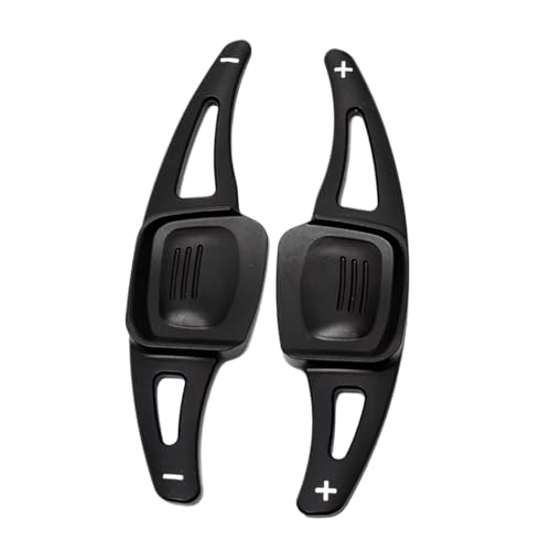 �Ԃ̃p�h���V�t�g Compatible With For T-cross For Passat B8 For GTI �Ԃ̃X�e�A�����O�z�C�[���V�t�g�p�h���V�t�^�[�����p�h���V�t�^�[(Black)