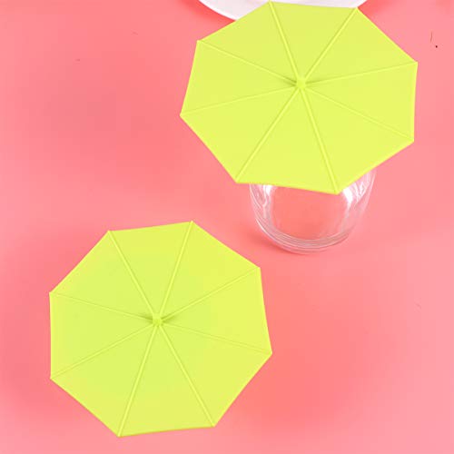 DOITOOL Caneca de café de chá, 3 peças, à prova de vazamento, tampas de silicone para copo seladas p