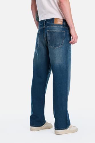 Image of SNITCH Men Jeans Casual Wear | Straight Fit Full Length Button & Zip Closure | 100% Cotton Denim Fabric Durable & Breathable for Streetwear & Daily Outings