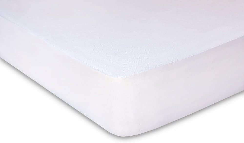 Corredocasa Coprimaterasso Spugna di Puro Cotone 100% Anallergico e Traspirante con Angoli per Un Letto Igienico- Fresco d’Estate e Caldo d’Inverno -Alta qualità Italiana (Singolo)