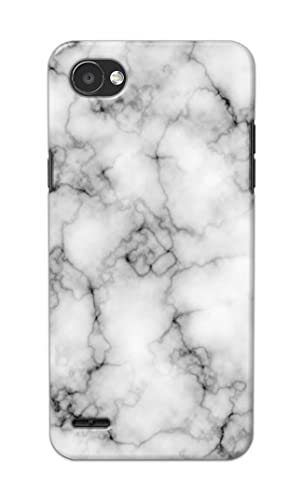 Image of Light White Marble Texture Natural Pattern Hard Back Case Cover for LG Q6 / Q6 Plus / Q6α, M700N, M700A, M700DSK, M700AN Back Cover -(J5) VNS2230