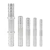 Honseadek Air Conditioning Hose Barb Fitting Aluminium Straight Splice Connector AC Pipe Coupler Automotive Repair Metal Joiner Vehicle Aircon Tube Kit #1