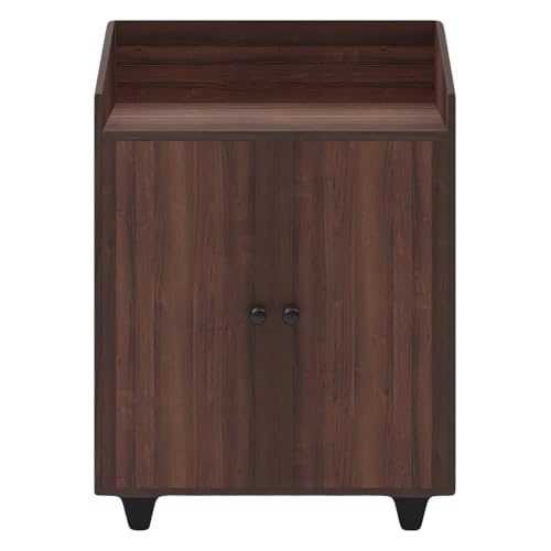 Image of Royaloak Rowan Shoe Rack 2 Door Storage | Wooden with Air Vent, Melamine Finish | Wooden with 8MM Back Sheet for Better Support and Optimized Depth
