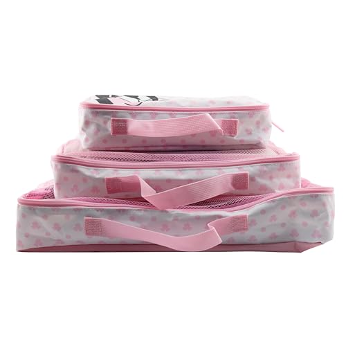 Disney Minnie Mouse Packing Cubes for Travel | Minnie Mouse Travel Accessories Travel Bags Luggage Organizer for Girls, Boys, Unisex | Minnie Kid Travel Size Travel Cubes for Packing3