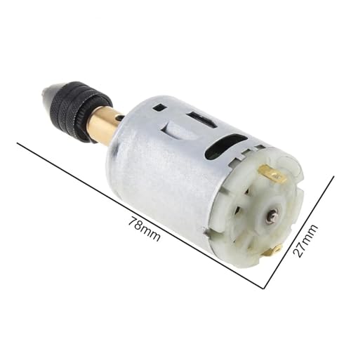 Taladro de mano electrónico 12-24V con mandril y llave miniatura 4