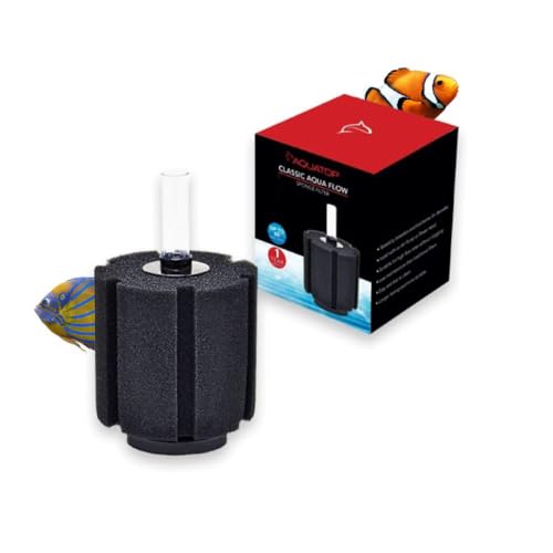 Image of Aquatop Internal Sponge Filter - Mechanical & Biological Filtration - Compatible with Air Pumps or Powerheads - Up to 60 Gallons - CAF-60