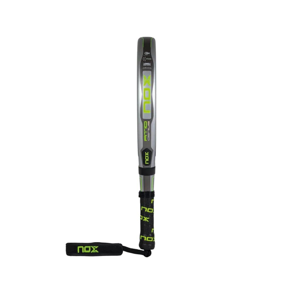 Nox AT10 Genius 12K by Agustín Tapia (Exclusiva PadelPROShop) - Pala de Pádel de Carbono 12K y Goma HR3 - Forma de Lágrima con Balance Medio para Control y Potencia - Colección Oficial 2023