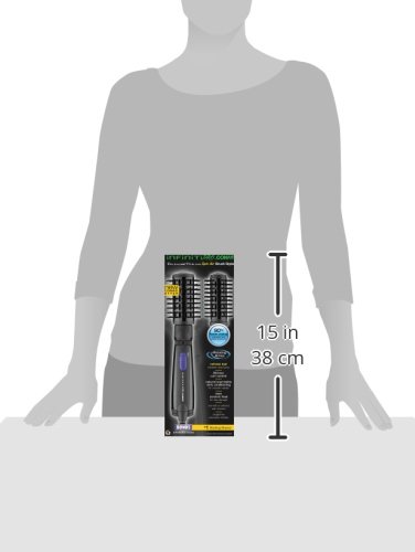 INFINITIPRO BY CONAIR Hot Air Spin Brush, 2 Inch and 1 1/2 Inch, Black