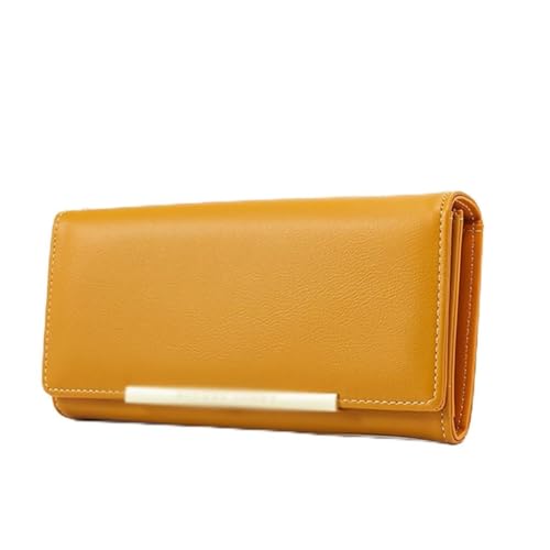 Women's Wallet Korean Solid Color Two Fold Wallet Simplified and Large Capacity