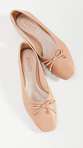 Image of SCHUTZ Women's Ballerina Arissa Bow Leather Flat