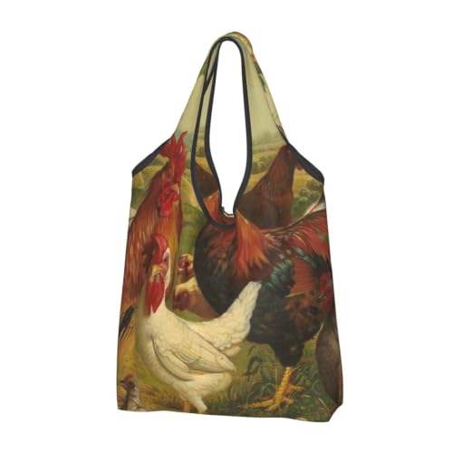 Image of 1 PC Foldable Shopping Bag Reusable Grocery Tote Washable Lightweight