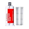 Metal Glue, Heavy Duty 2 Part Epoxy Weld Adhesive, High Strength Waterproof Repair Glue for Metal, Plastic, Ceramic, Fiberglass, Glass, Wood, Automotive, Plumbing, Construction Projects(1.76oz)