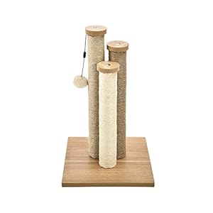 AmazonBasics Premium Cat Scratching Post – Large, Brown