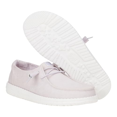 Image of HEYDUDE Women's Wendy Stretch Canvas Slip On Shoes | Easy On Loafer