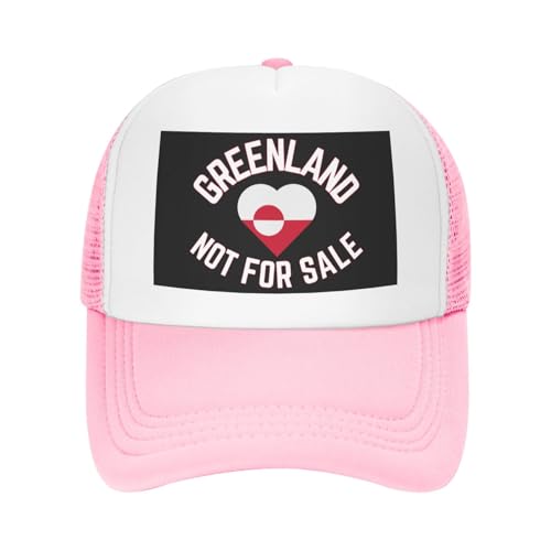 KWQDOZF Gorra de Malla con la Bandera de Groenlandia a la Venta. Gorra de béisbol con la Bandera de Groenlandia a la Venta.