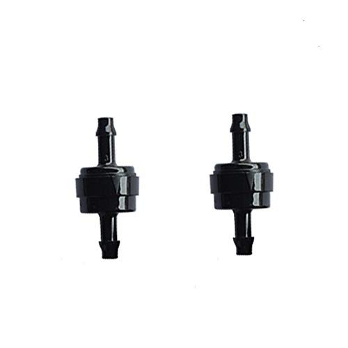 BBT 3/16" 4.5mm PA66 Automotive Oil Line Spring Check Valve, Car Fuel Spring Check Valve, High Temperature and Corrosion Resistance one-Way Oil Pump Check Valve