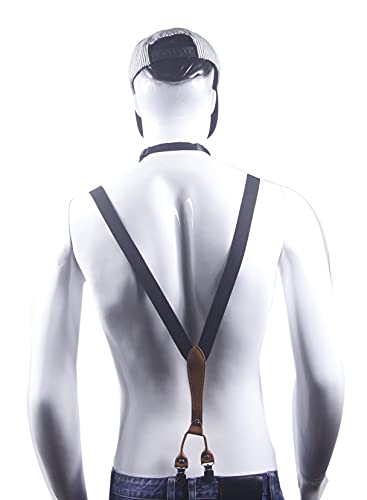 Image of Men's Suspenders Bowtie Set Elastic Y Shape Style Women's Suspenders Bowtie For Wedding&Formal Events