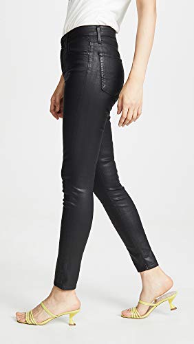 AG Adriano Goldschmied Women's Farrah Leatherette High-Rise Skinny Fit Ankle Pant4