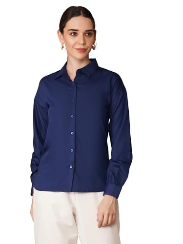 Image of OOMPH! Full Sleeve Stylish Western Drop Shoulder Shirts for Women Regular fit Shirts for Woman