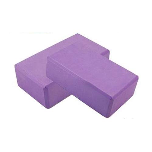 Kabalo PURPLE 2 x Yoga & Pilates EVA Foam Block/Brick Stretch Aid Exercise Gym 3" x 6" x 9"