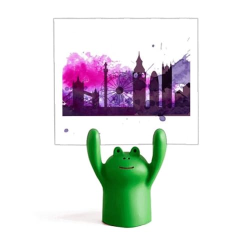 Porte-mémo grenouille violet décoration Londres Angleterre pour photo