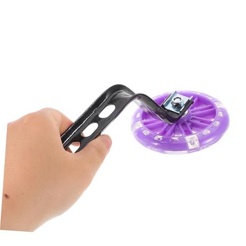 1 par de ruedas de entrenamiento para bicicleta con función de parpadeo silencioso y kit estabilizador de alta resistencia para ciclismo seguro y estable compatible con bicicletas miniatura 3