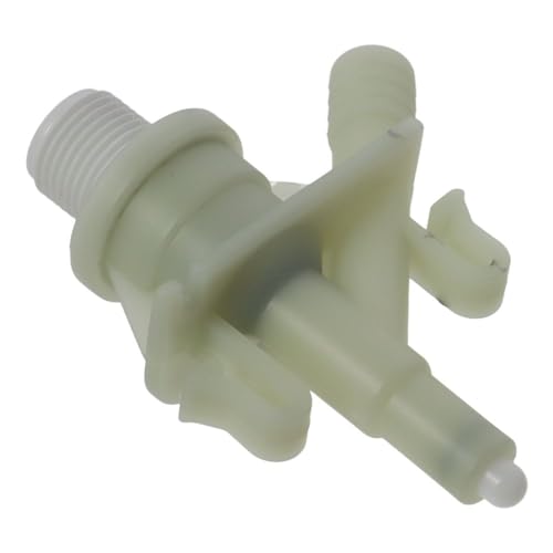 Image of BYOBYO RV Toilet Water Valve Kit Flush Ball Seal Includes Hose Clamp and Fasteners Replacement Set 385311641 385311658 for Marine Toilet, white