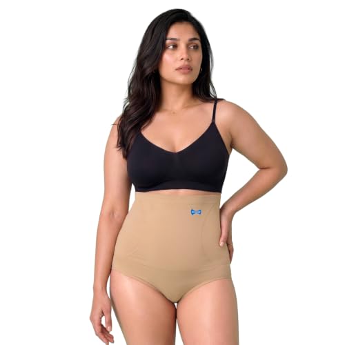Image of dermawear Women Cotton Blended Mini Corset 9 Inch High Waist Abdomen Shapwear Panty