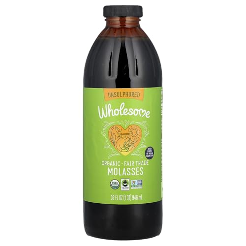 Wholesome FT Organic Molasses 32oz Bottle, 1-Pack